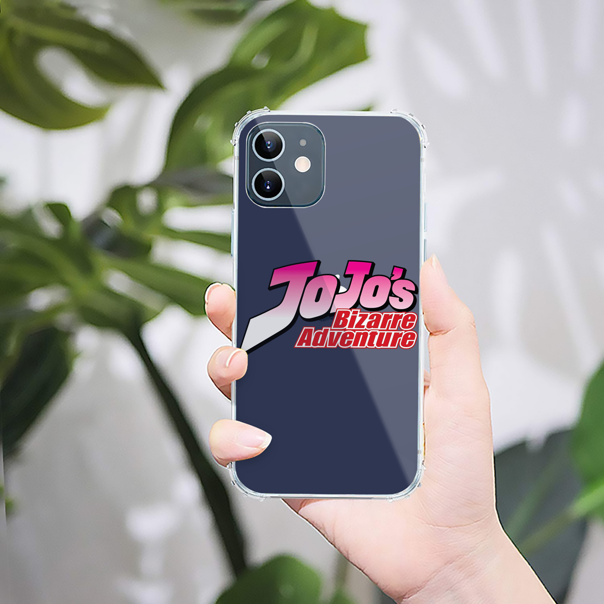 （画像用） ジョジョの奇妙な冒険 JoJo's Bizarre Adventure 【iPhone 12シリーズ対応】透明スマホケース（クリアソフトケース）